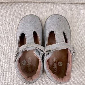 Stride Rite Stretch Nell Mary Jane Leather Shoes Size 8.5W